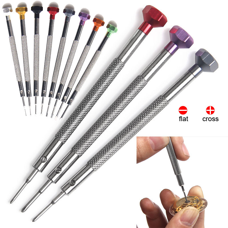 Electronics Repair Service - 0.6-2.0Mm Legering Rvs Schroevendraaier Voor Horloge