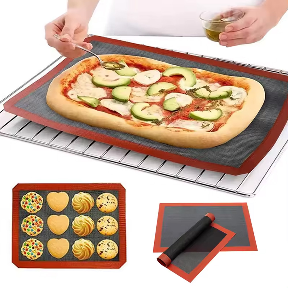 Heat Mat Silicone - Silicone bakmat 30x40cm, herbruikbaar, antiaanbak, hittebestendig,