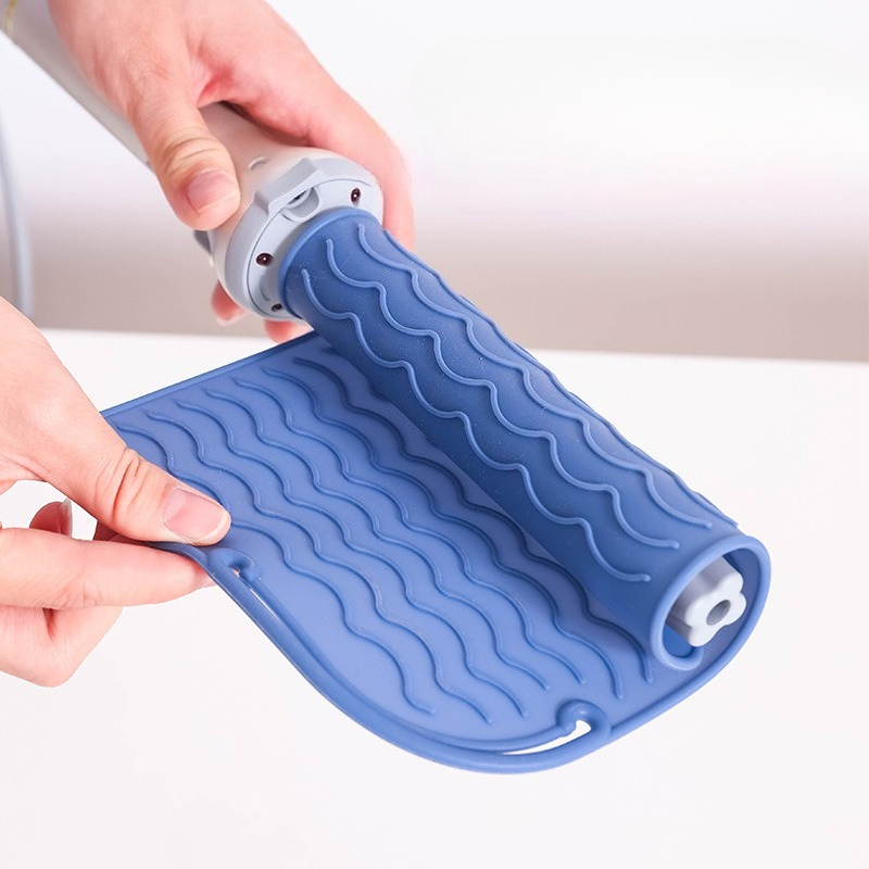 Heat Mat Silicone - Hittebestendige siliconen mat, opberghoes, antislipmat, waterdichte