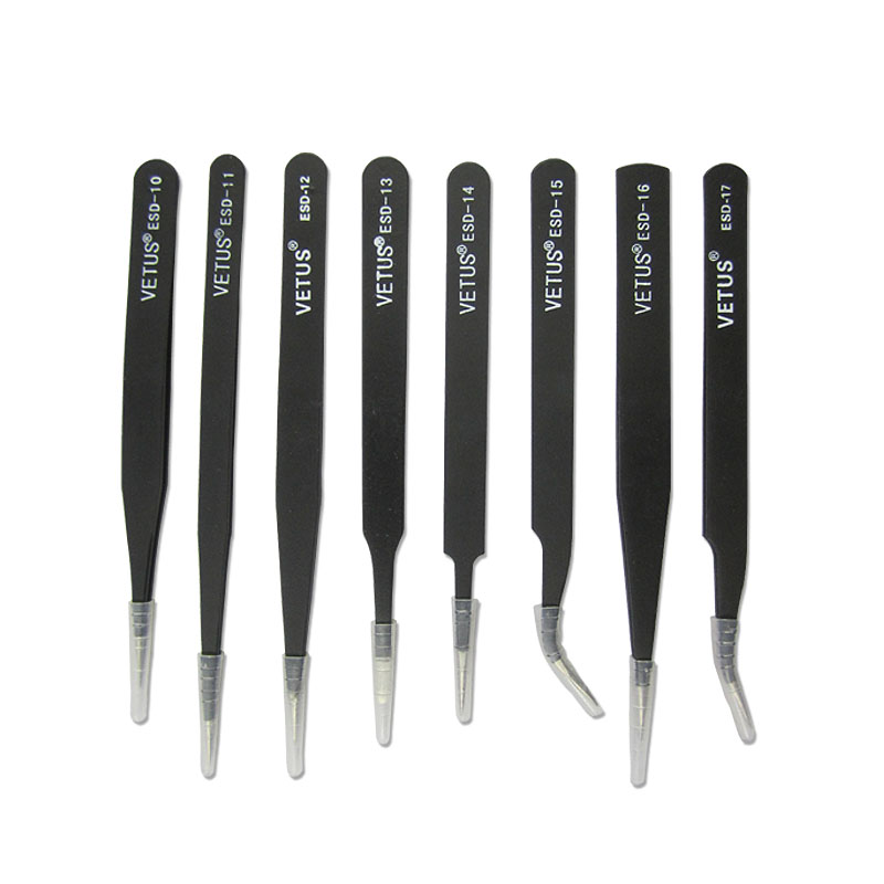 Antistatische roestvrijstalen  - Smd Tweezer Set recensie en prijs
