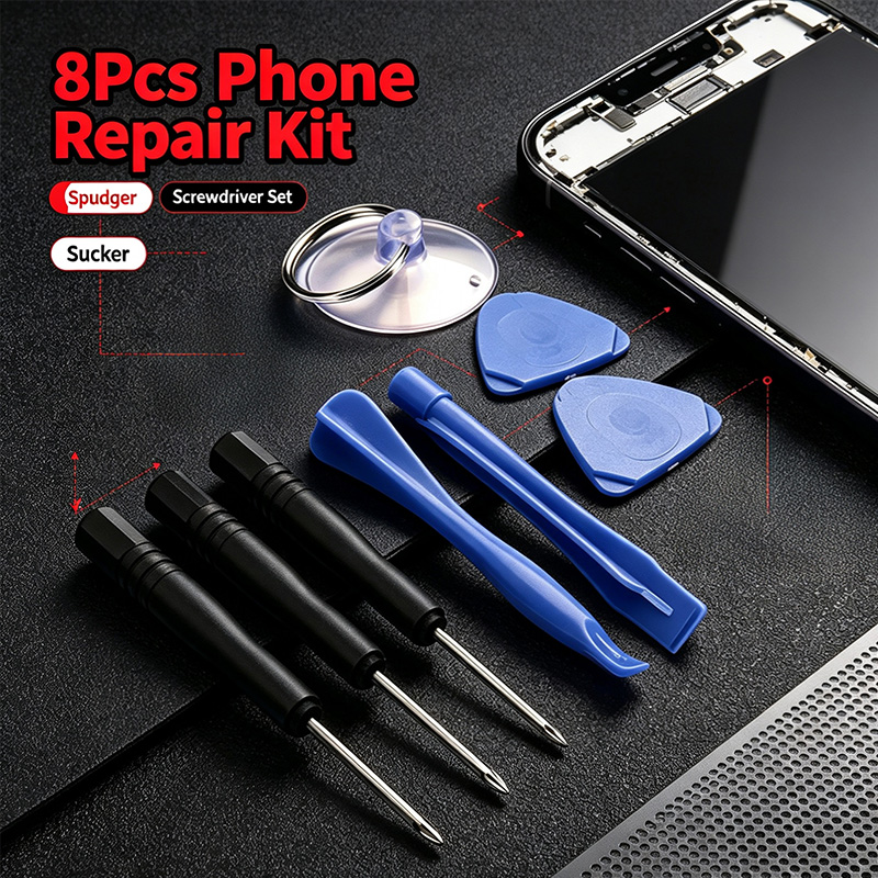 8-delige telefoonreparatieset  - Spudger Plastic Set recensie en prijs