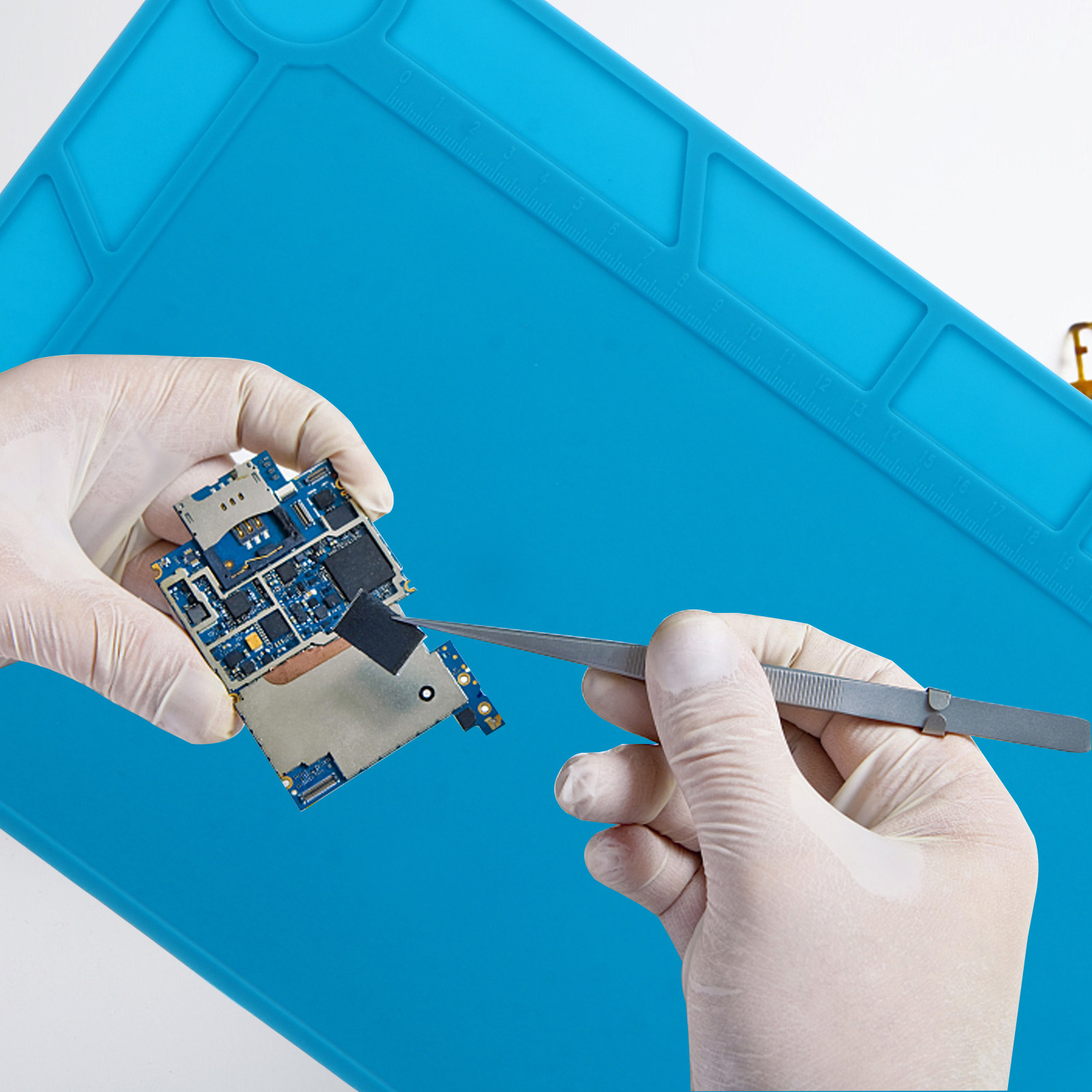Hittebestendige siliconen werk - Electronics Repair Workstation recensie en prijs