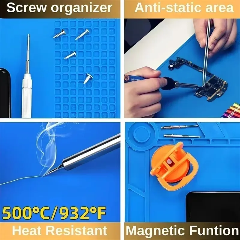 Magnetische mat Siliconen werk - Electronics Repair Workstation recensie en prijs
