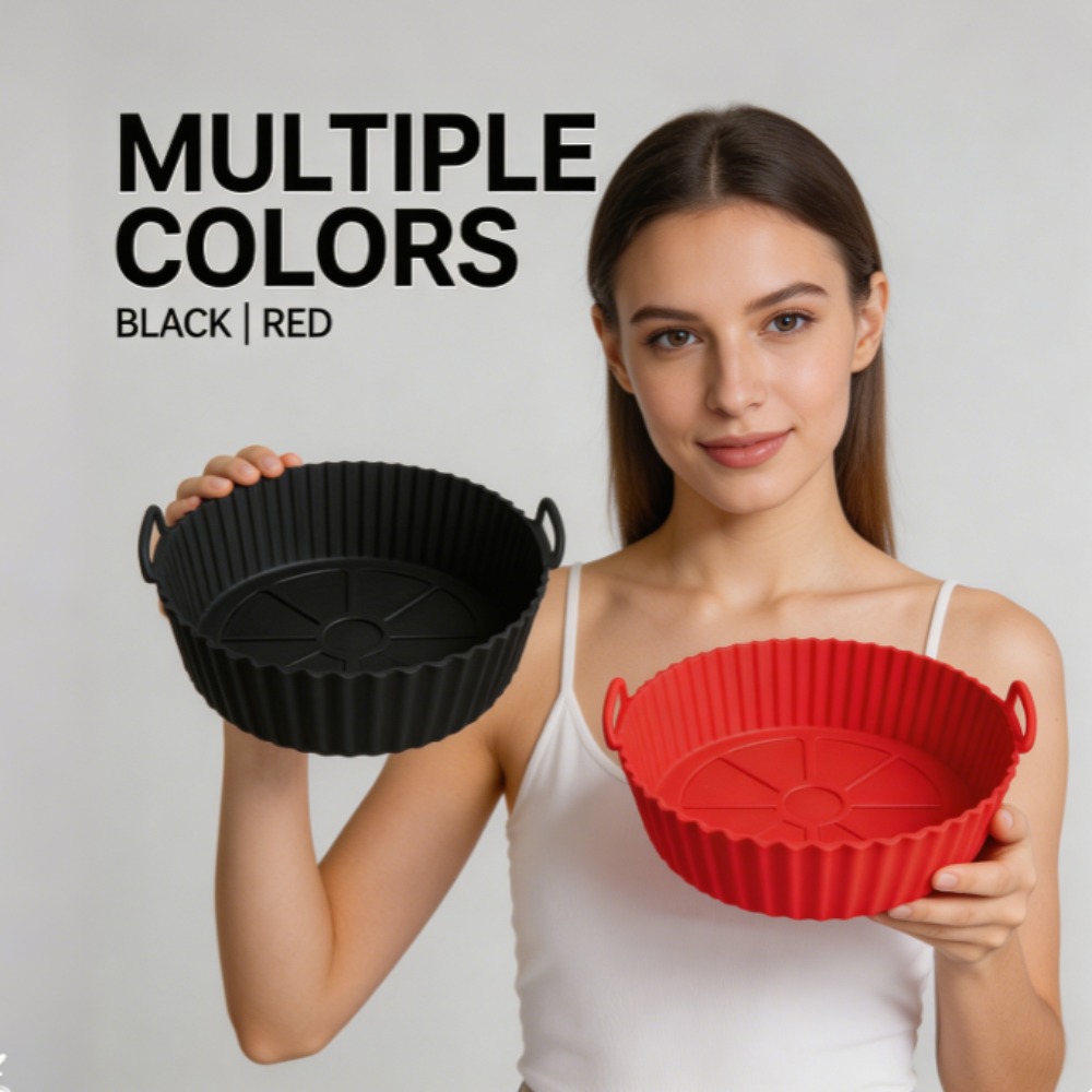 Ronde siliconen airfryer-bakvo - Heat Mat Silicone recensie en prijs