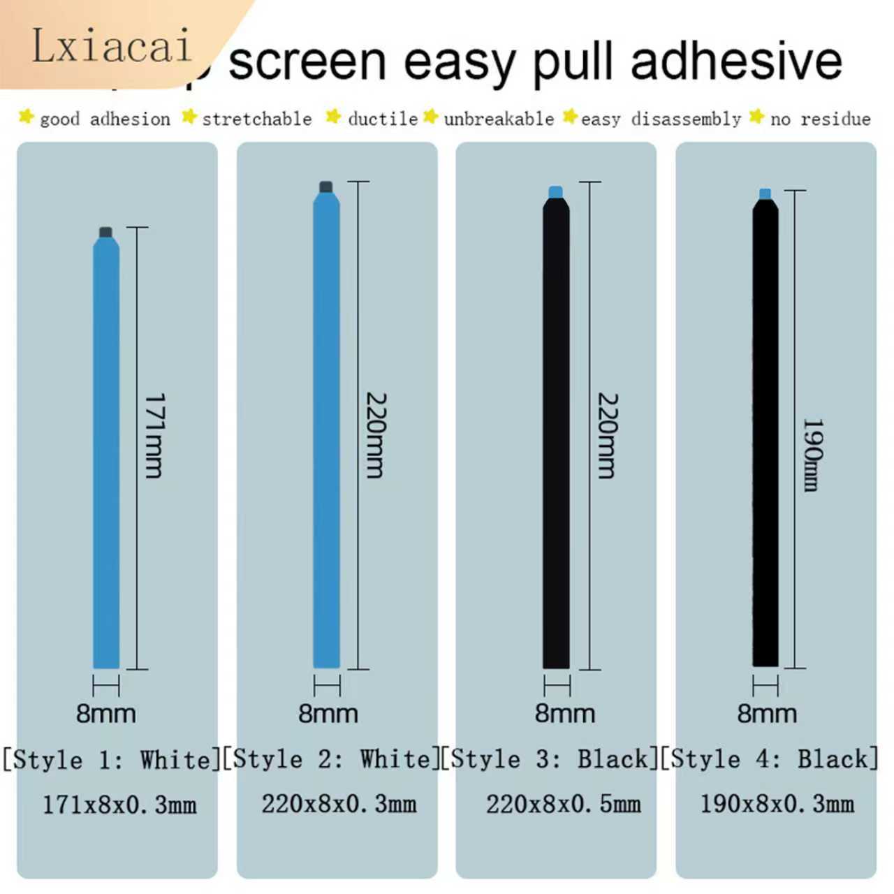 Gemakkelijk te trekken lijm La - Lcd Screen Adhesive recensie en prijs