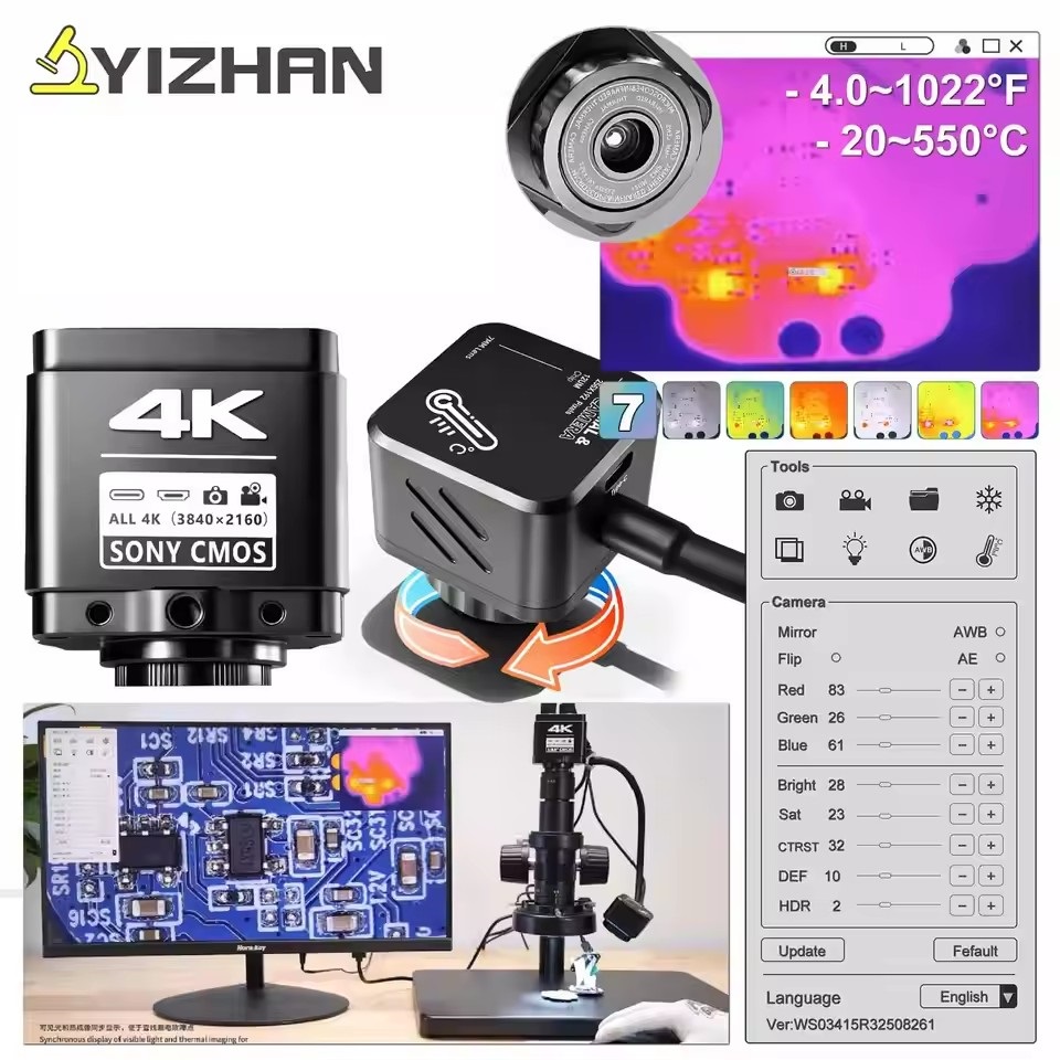 YIZHAN Warmtebeeldcamera 256*1 - Electronics Repair In Usa recensie en prijs