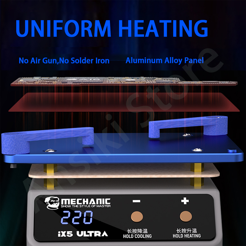 MECHANIC IX5 Ultra Verwarmings - Electronics Repair Workstation recensie en prijs