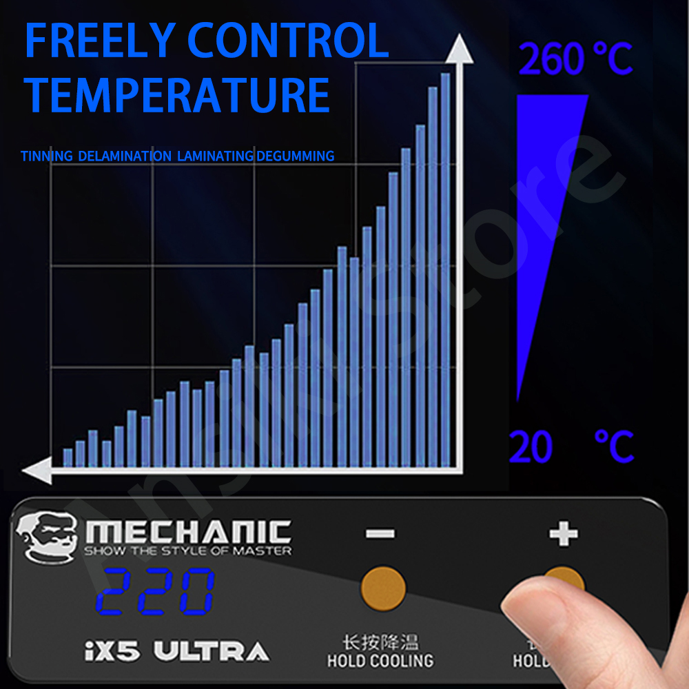 MECHANIC IX5 Ultra Verwarmings - Electronics Repair Workstation recensie en prijs