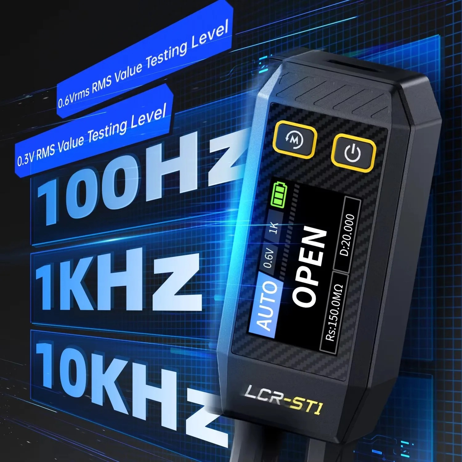 FNIRSI LCR-ST1 Smart LCR Bridg - Smd Tweezer Set recensie en prijs