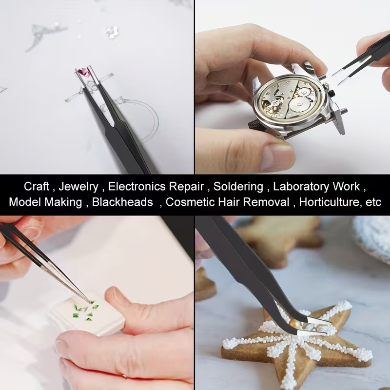 4-delige ESD precisie pincetse - Smd Tweezer Set recensie en prijs